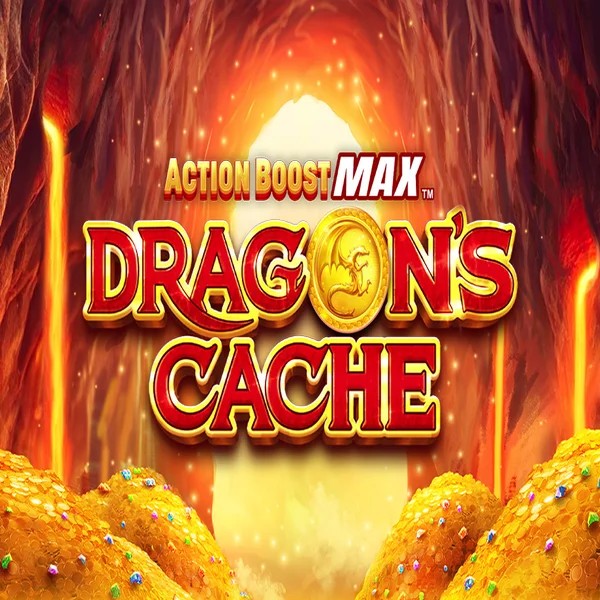 Action Boost Max Dragon's Cache online game logo by SpinPlay Games on casinoin-el.gr