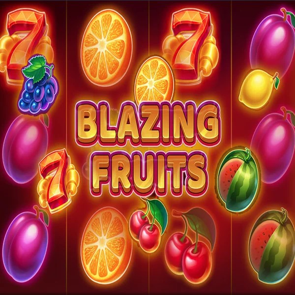 Blazing Fruits online game logo by Inbet Games on casinoin-el.gr