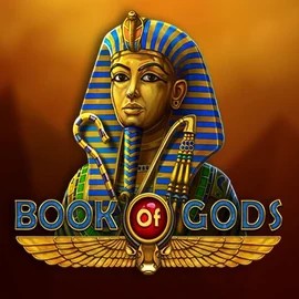 Book of Gods slot logo by BF Games at Casinoin Casino