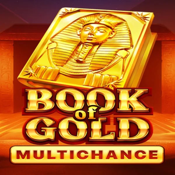 Official Slots logo: Book of Gold Multichance by Playson at Casinoin Casino