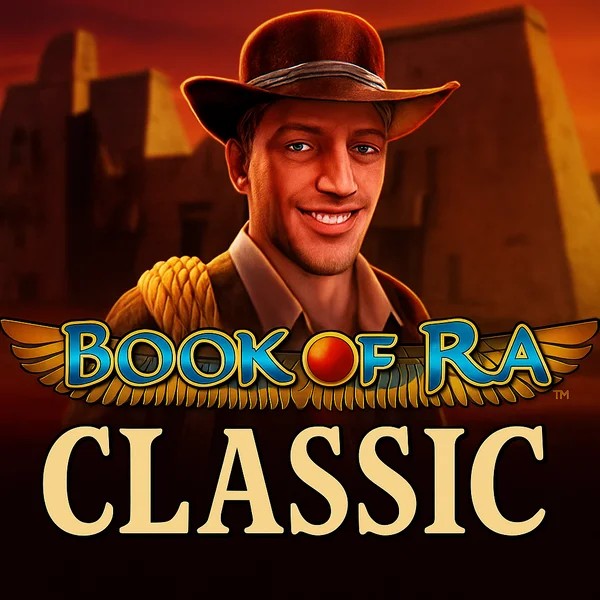 Book of Ra Classic logo by Novomatic Casinoin Casino