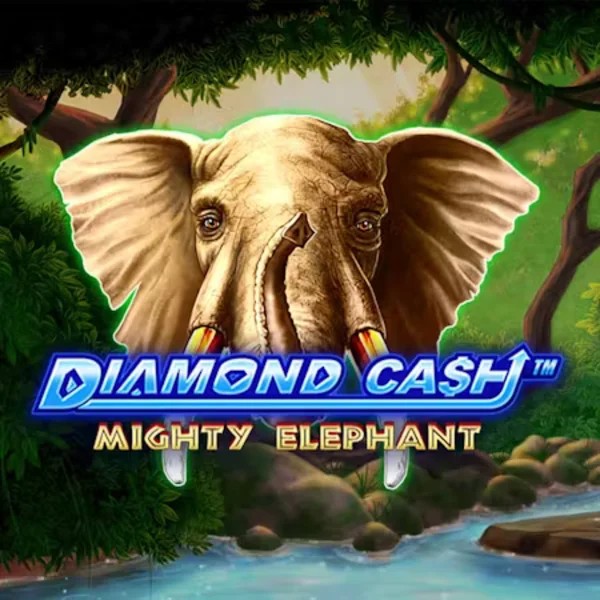 Diamond Cash Mighty Elephant slot visual from Greentube available on casinoin-el.gr