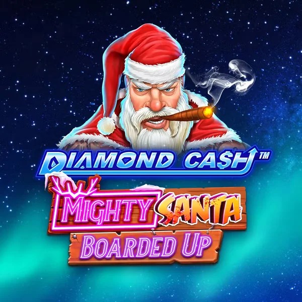 Diamond Cash Mighty Santa Boarded Up logo by Greentube at Casinoin Casino