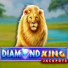 Diamond King Jackpots logo by SpinPlay Games at Casinoin Casino