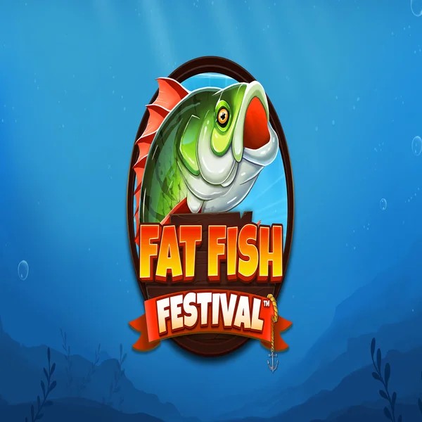 Fat Fish Festival slot logo by Wishbone Games at Casinoin Casino
