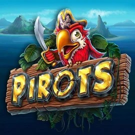 Official Slots logo: Pirots by ELK Studios at Casinoin Casino