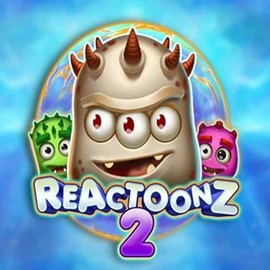 Reactoonz 2 online game logo by Play’n GO on casinoin-el.gr