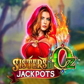 Sisters Of Oz Jackpots slot logo by Triple Edge Studios at Casinoin Casino