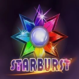 Starburst casino game by NetEnt – featured logo at Casinoin Casino