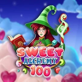 Sweet Alchemy 100 online game logo by Play’n GO on casinoin-el.gr