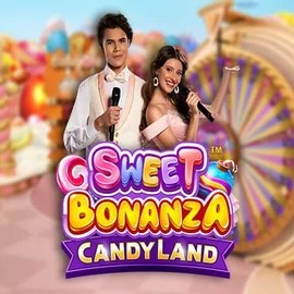 Sweet Bonanza Candy Land Live online game logo by Pragmatic Play on casinoin-el.gr